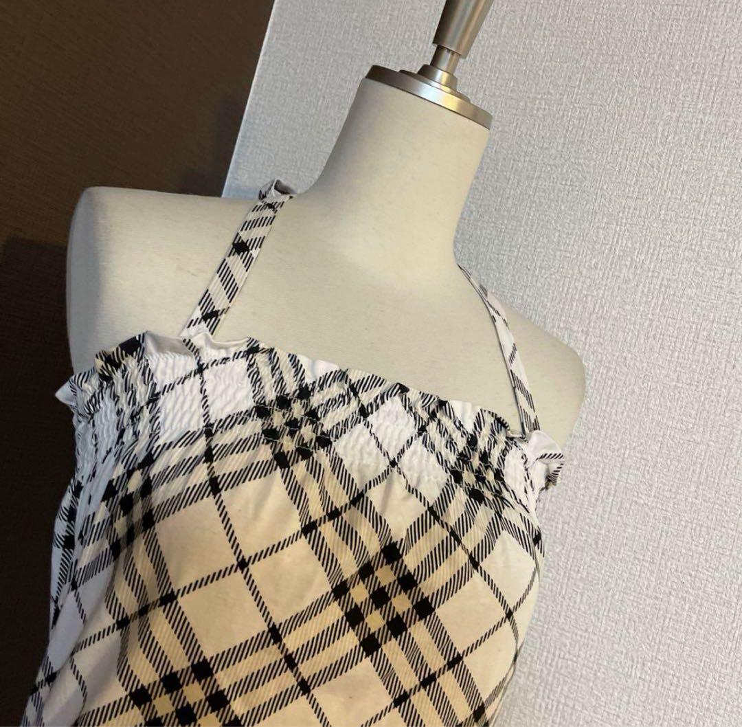 Burberry BLUE LABEL ホルターネック　ノバチェック　y2k