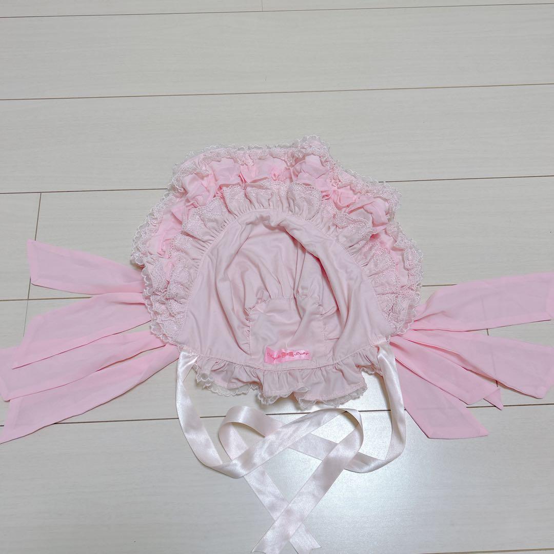 AngelicPretty ジョーゼット リボン ボンネット