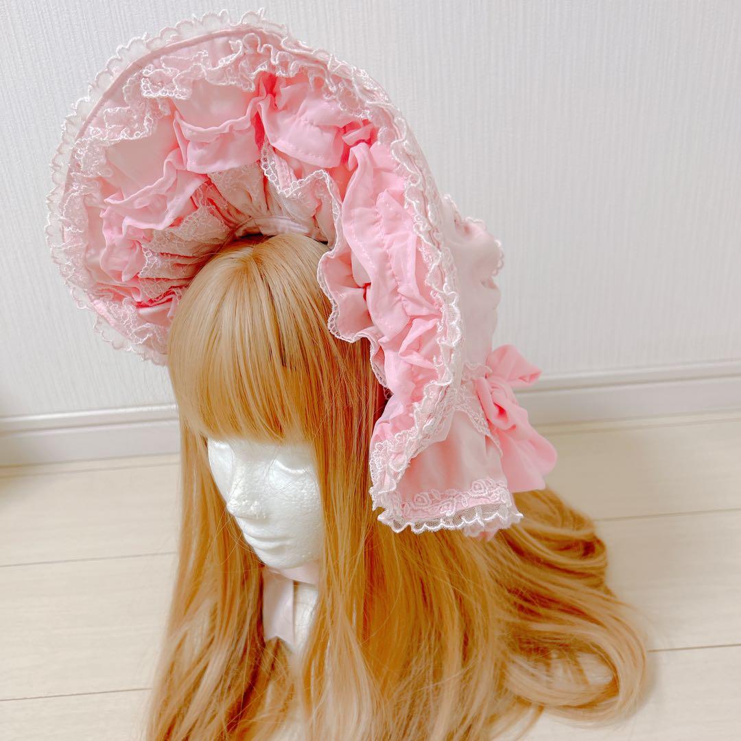 AngelicPretty ジョーゼット リボン ボンネット