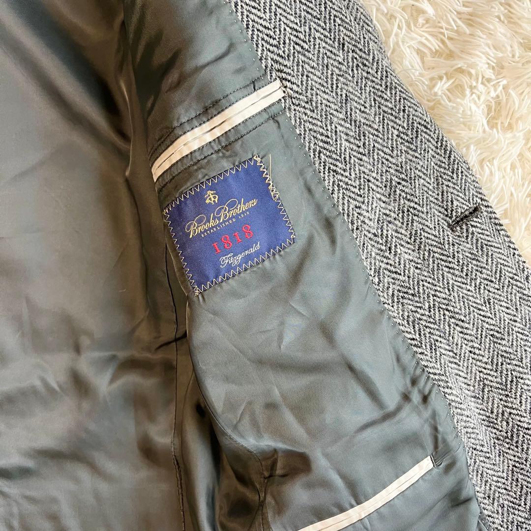 美品 BrooksBrothers ハリスツイード ヘリンボーンジャケット