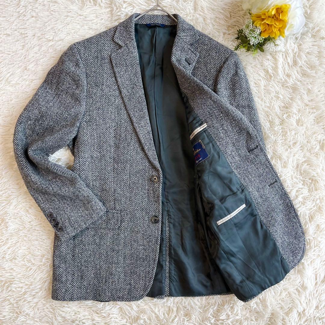美品 BrooksBrothers ハリスツイード ヘリンボーンジャケット