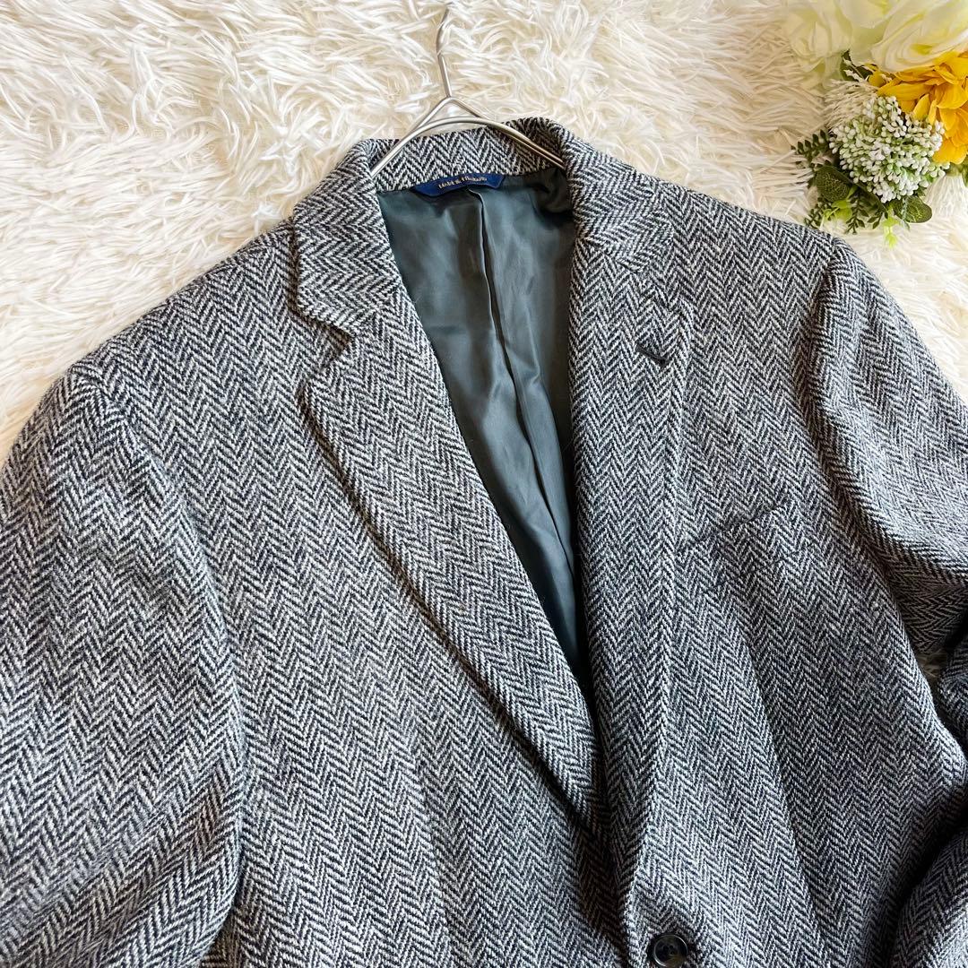 美品 BrooksBrothers ハリスツイード ヘリンボーンジャケット