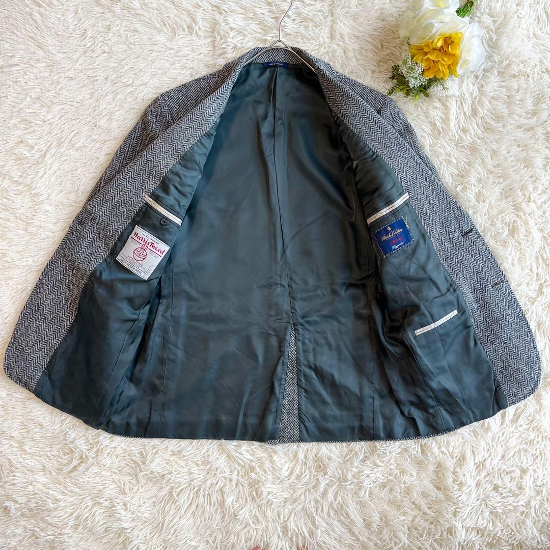 美品 BrooksBrothers ハリスツイード ヘリンボーンジャケット