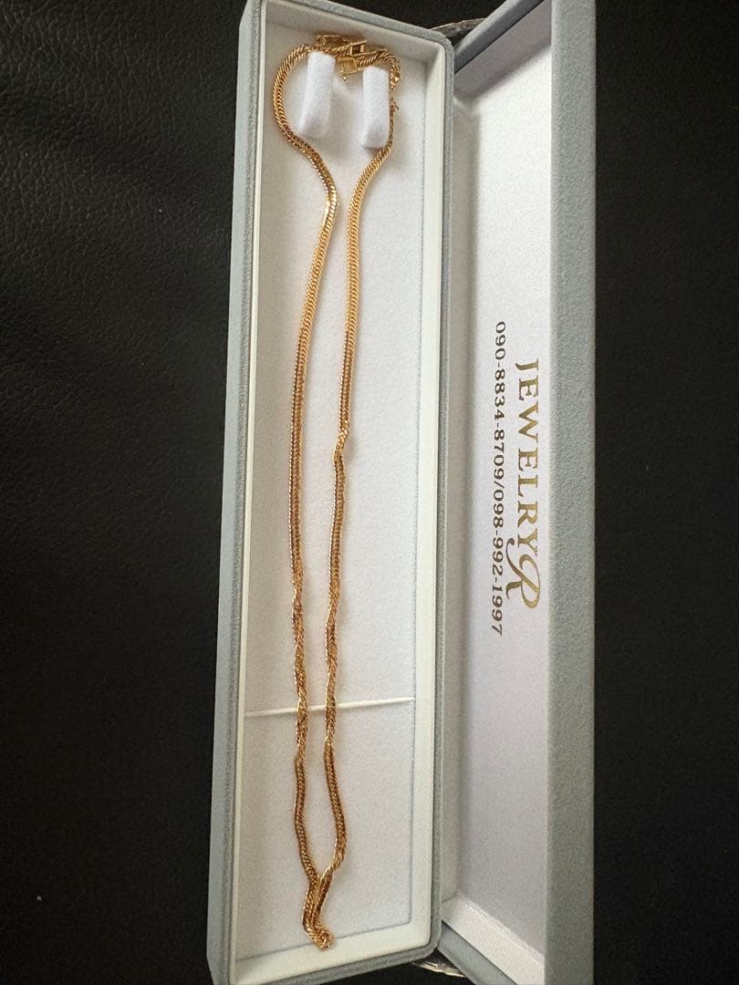 極美品18k喜平ネックレス8面トリプル12gチェーン50cm