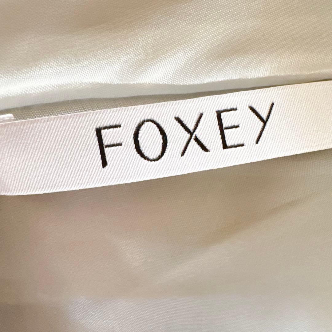 未使用級 FOXEY フォクシー フリージア ワンピース 2022 ブローチ
