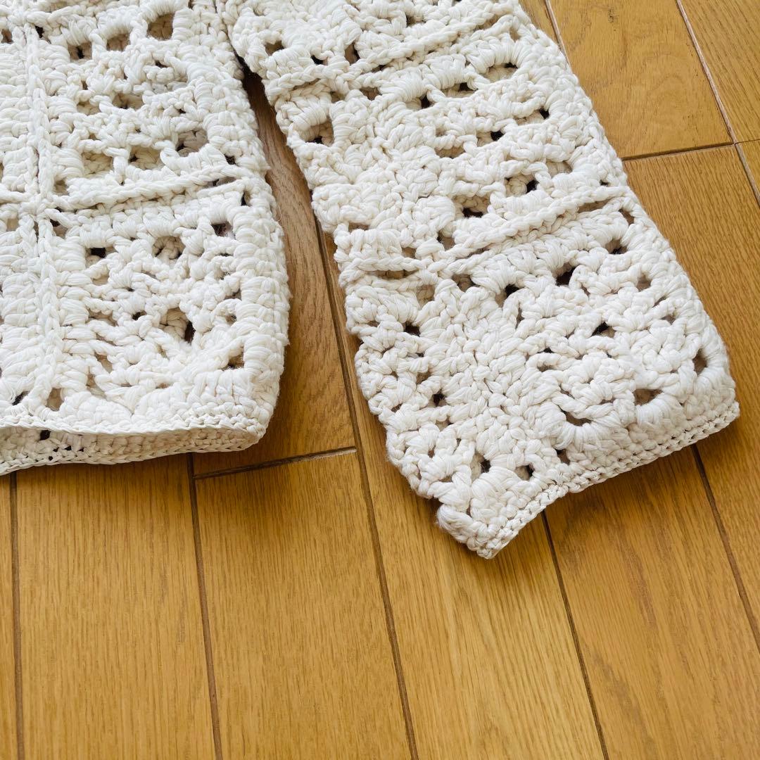 TODAYFUL Crochet Knit Shirtsエクリュ