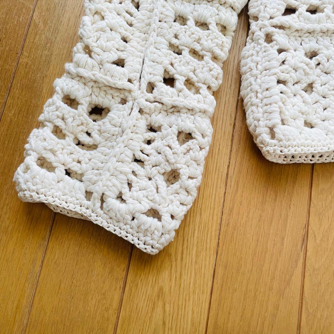 TODAYFUL Crochet Knit Shirtsエクリュ