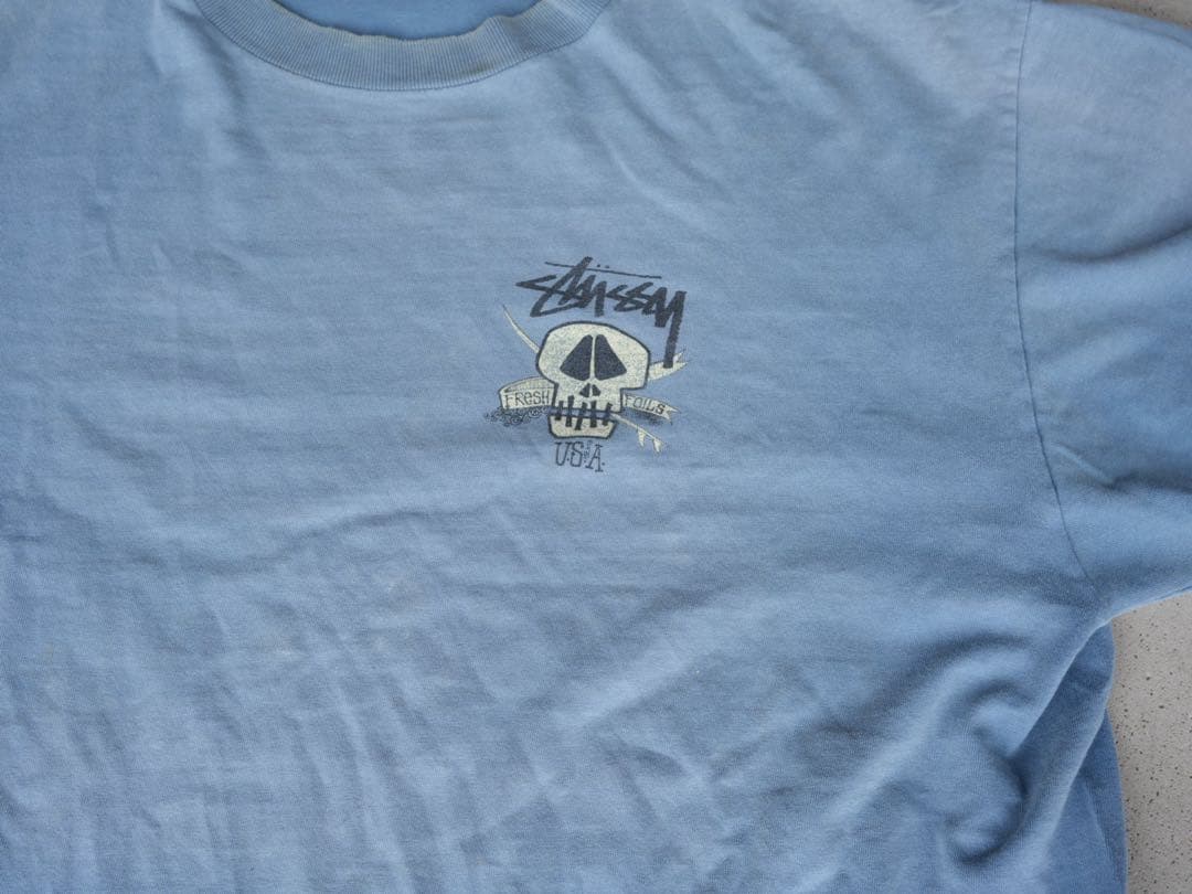 スペシャル　80’s~90’s old stussy 黒タグ　サーフ スカル