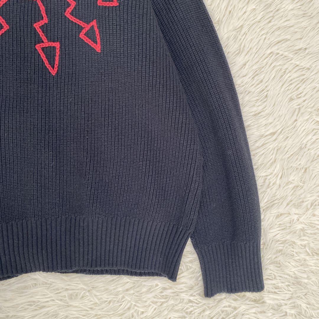ヴィヴィアンウエストウッド ハンドステッチ オーブ刺繍 ニットカーディガン 黒