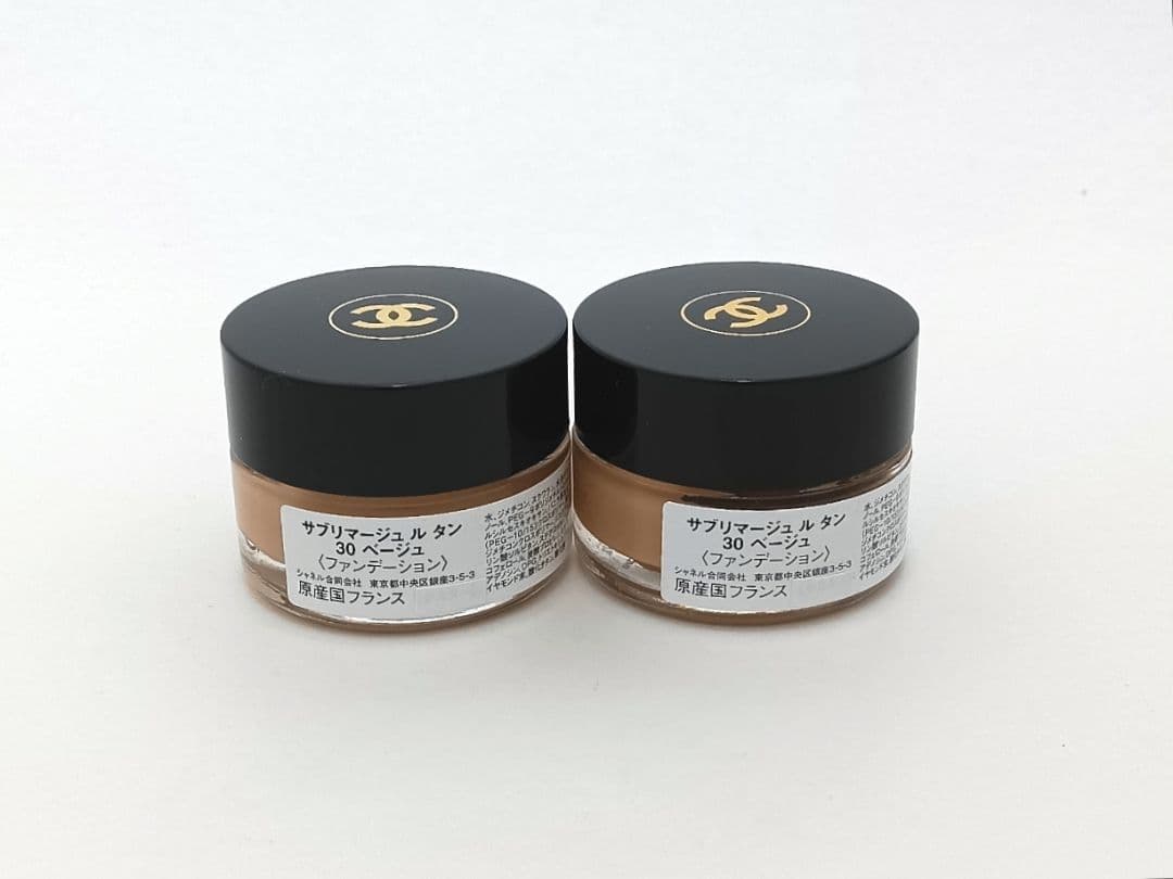 めず CHANEL サブリマージュ ル タン #30ベージュ 2本セット