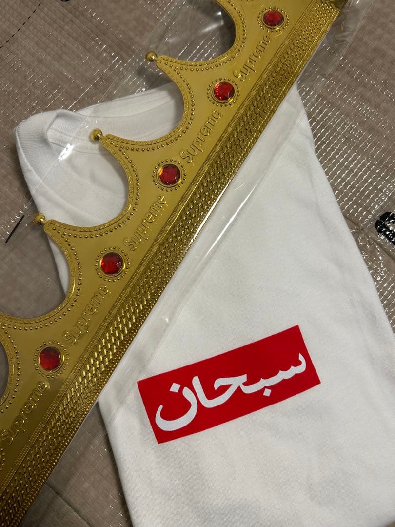 シュプリーム アラビックボックスロゴ Tシャツ