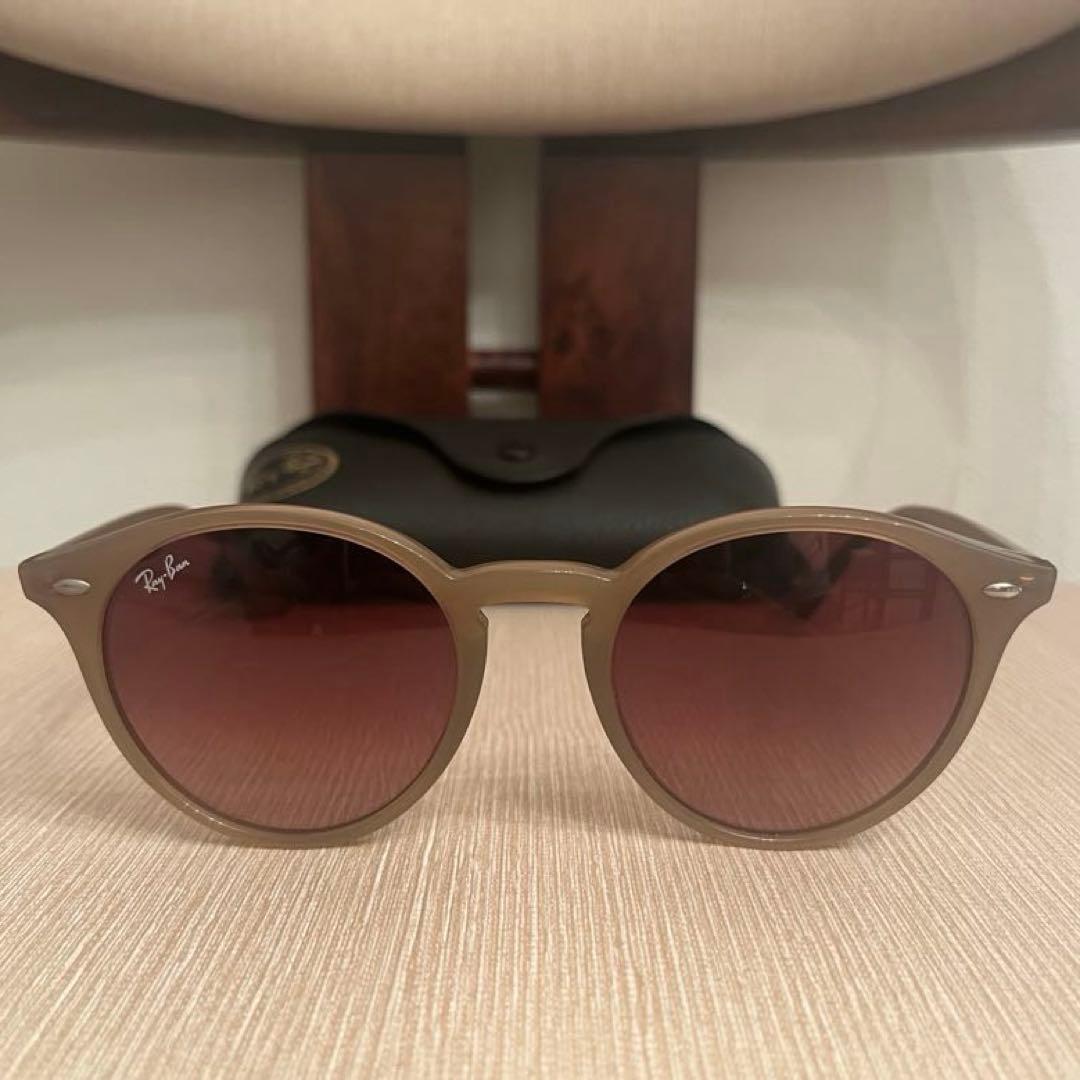 Ray-Ban RB2180サングラス ポリッシュライトブラウン