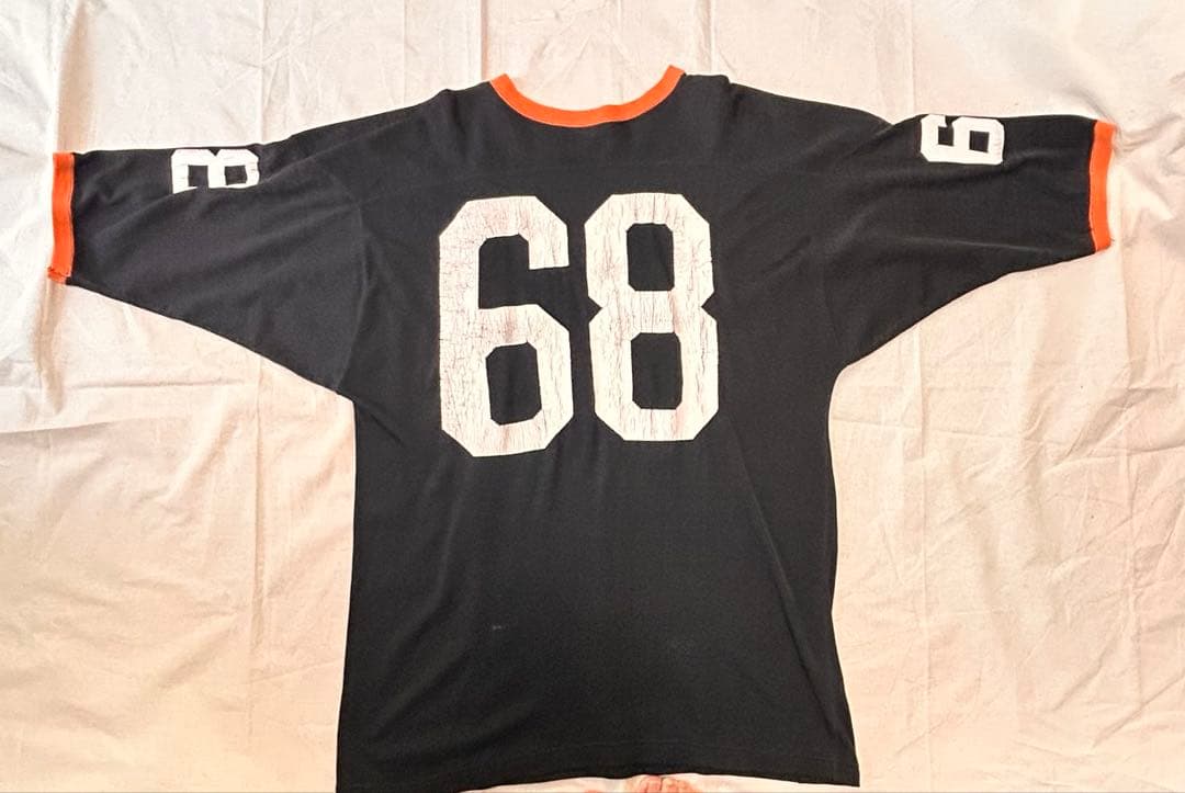 champion 60s フットボールt ブラック