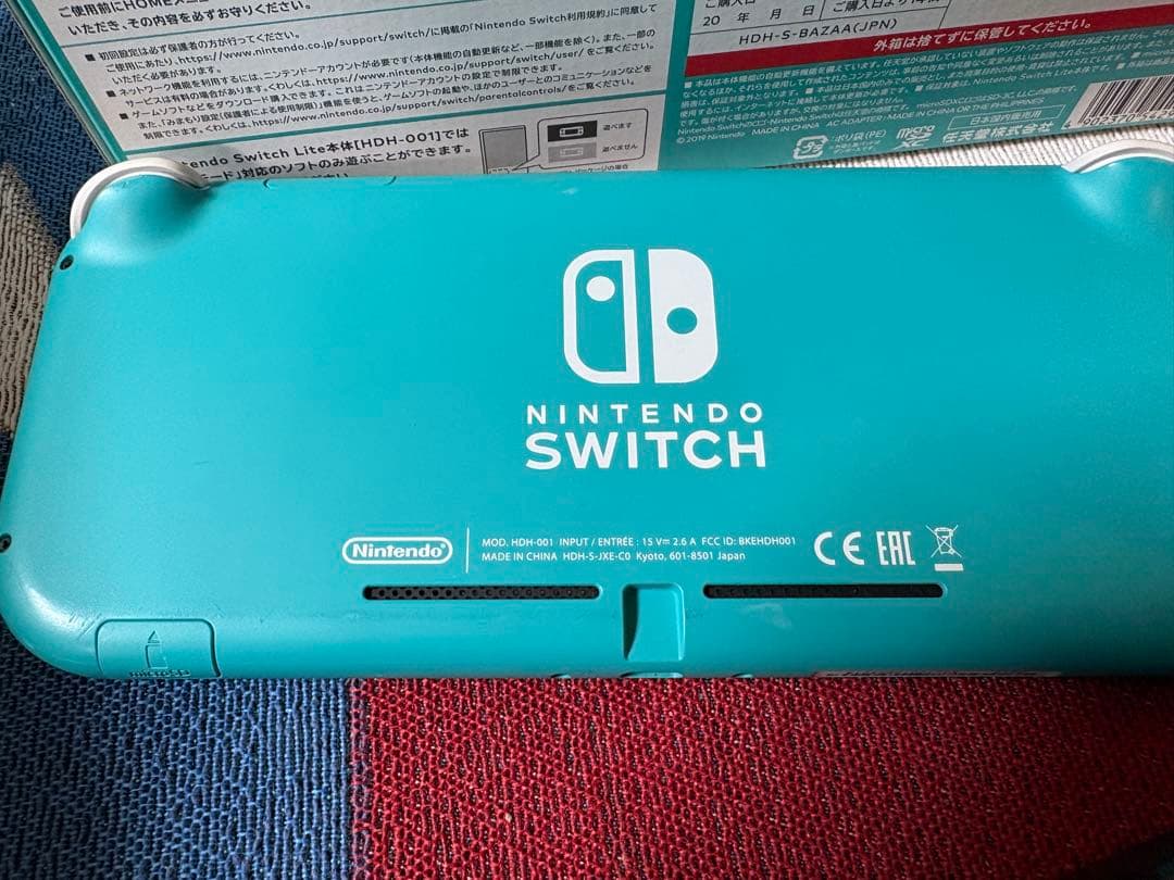 d*9様 [送料込]Nintendo Switch Lite ターコイズ 本体一