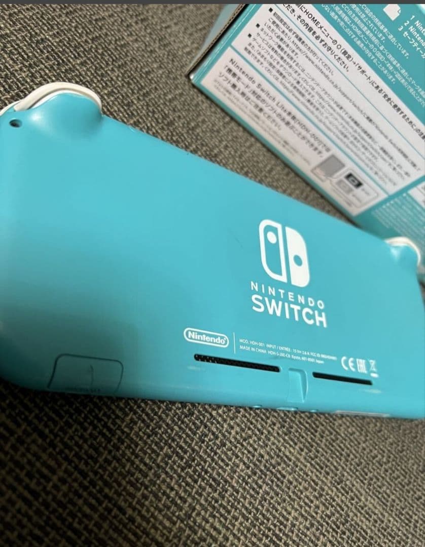 スイッチライト ターコイズ 　本体　充電器　箱