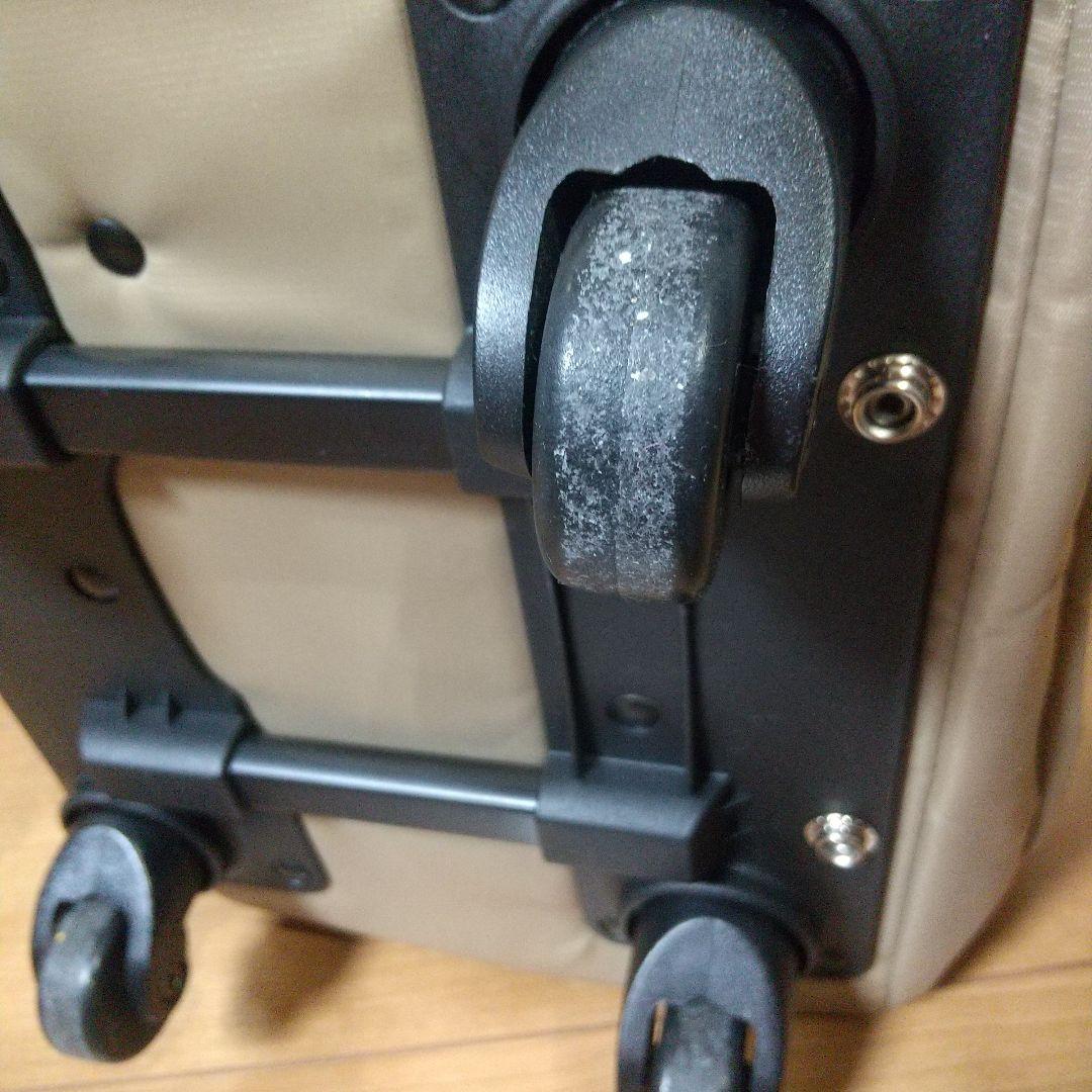 【えっちゃん】カナナプロジェクト　トロリーキャリーバッグ　ベージュ　機内可