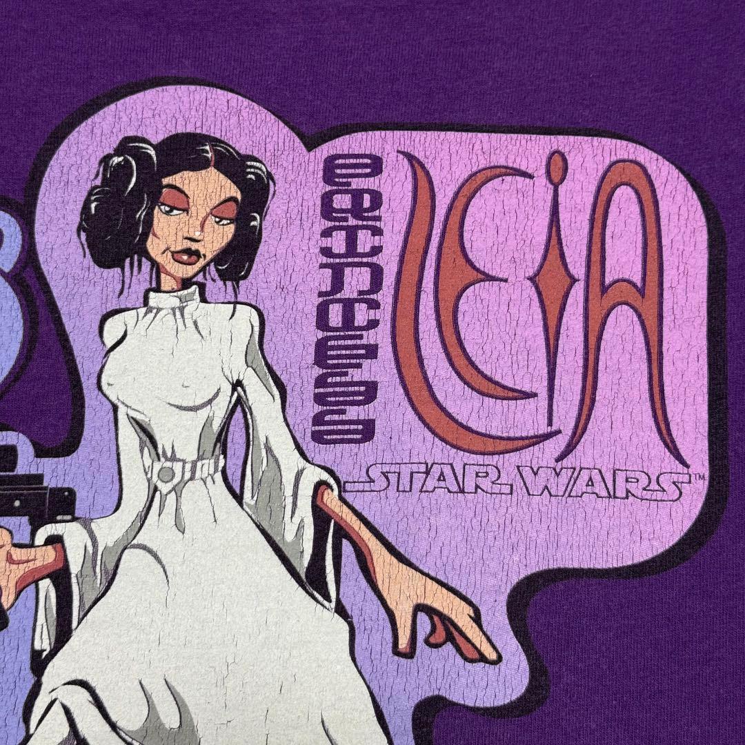 希少 90s Star Wars Princess Leia Tシャツ レイア姫