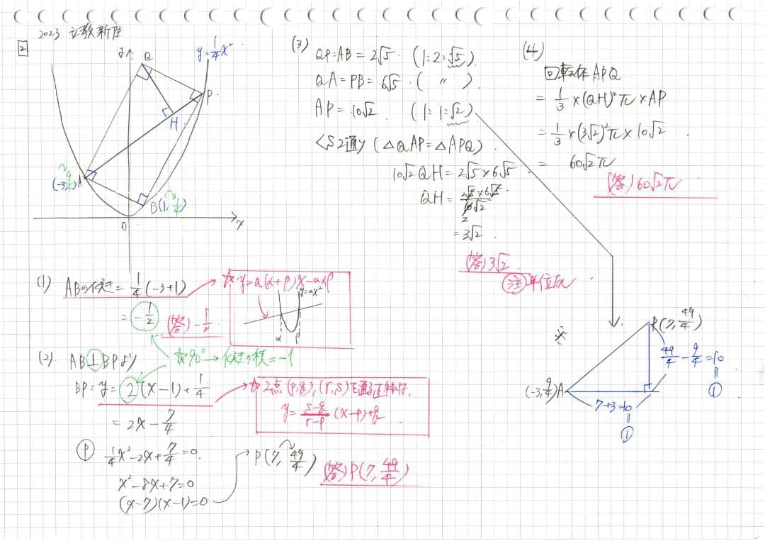 塾講師オリジナル数学解説 立教新座2015-24高校入試 2022-24は動画付