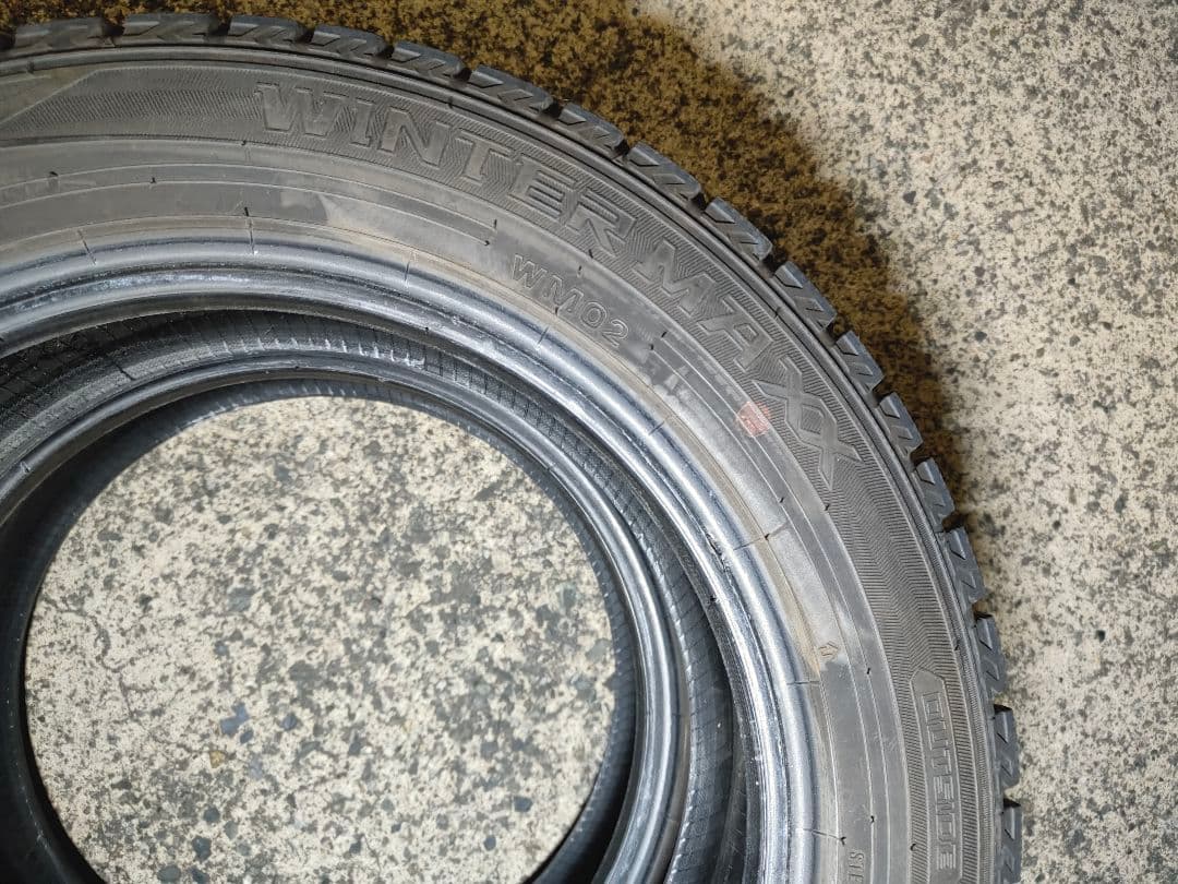 スタッドレスタイヤ 155/65R14 新品２本 中古２本 ４本セット