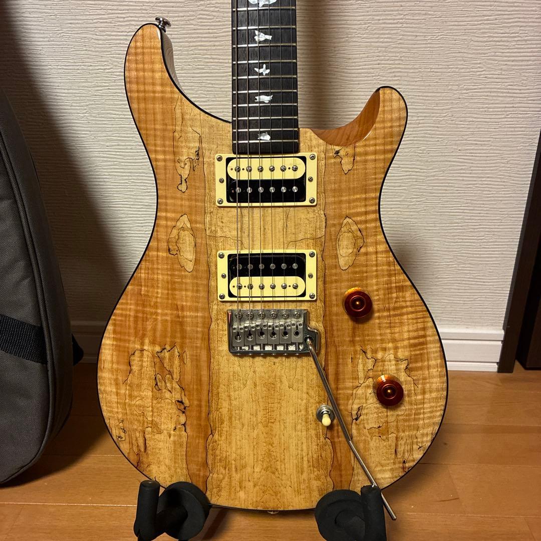 PRS Custom 24 SEイケベSP スポルテッドメイプル　純正ロックペグ