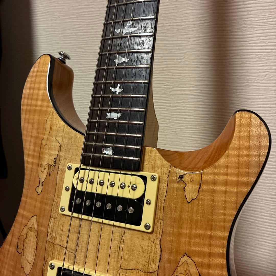 PRS Custom 24 SEイケベSP スポルテッドメイプル　純正ロックペグ