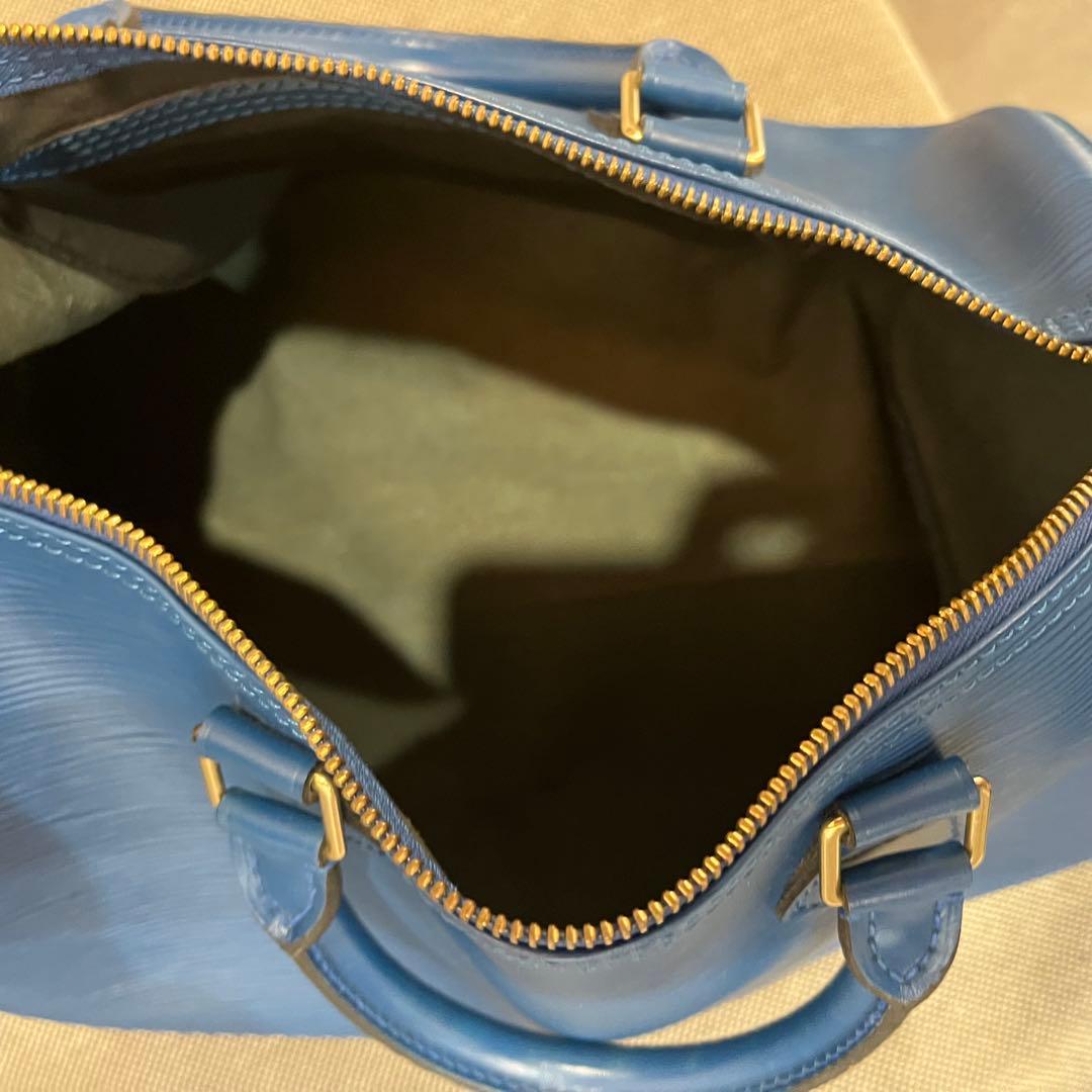 Louis Vuitton エピ　ボストンバッグ ブルー