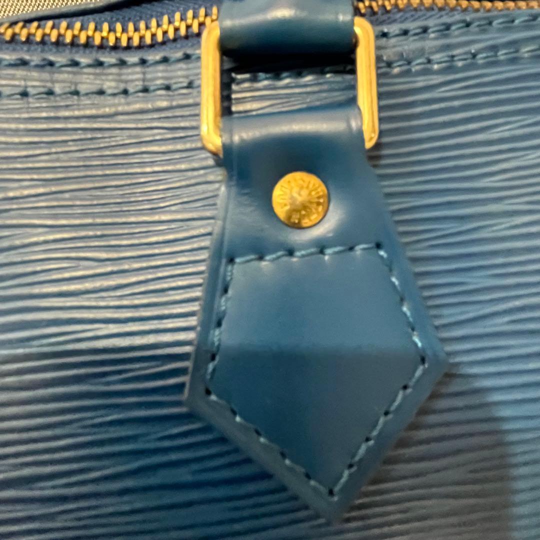 Louis Vuitton エピ　ボストンバッグ ブルー
