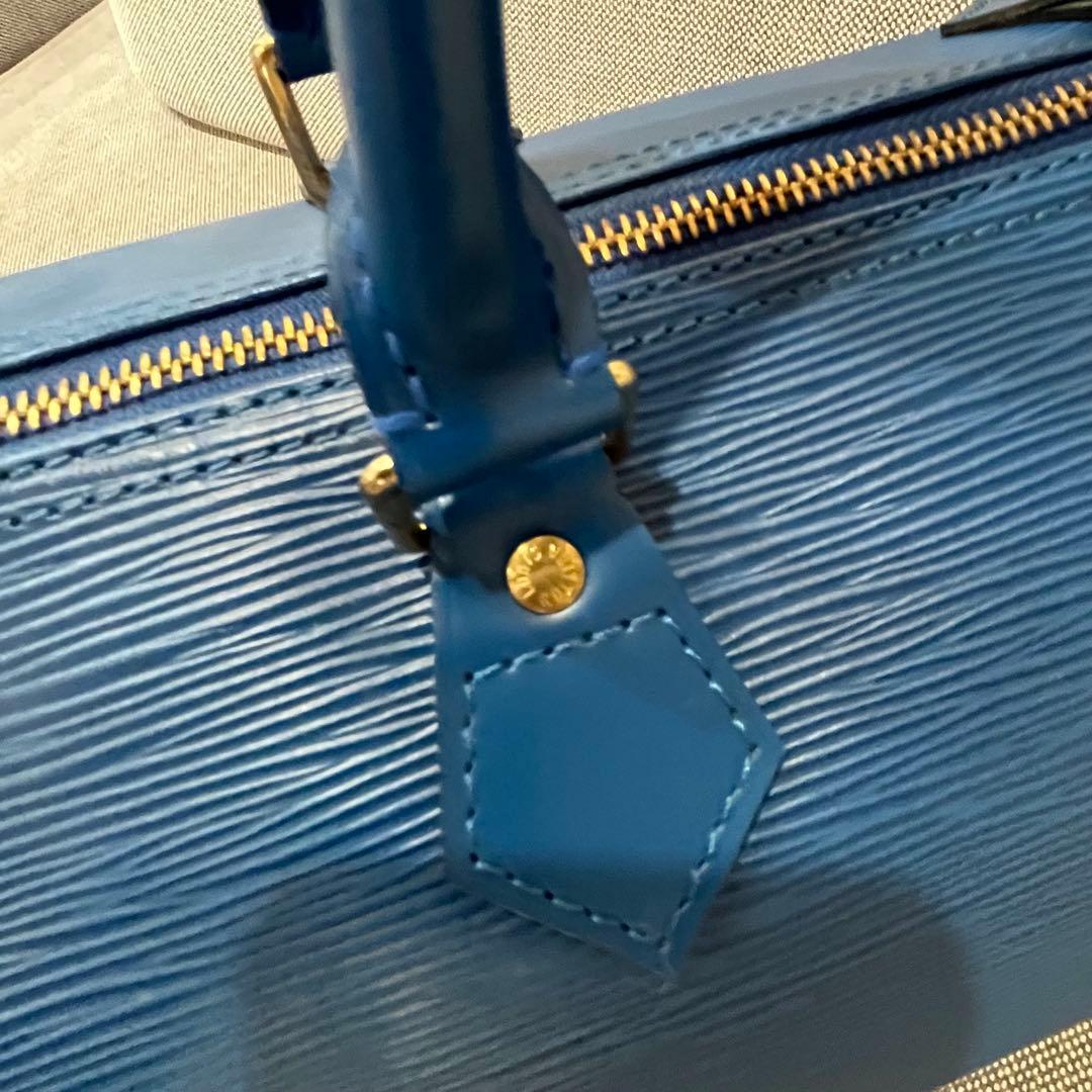 Louis Vuitton エピ　ボストンバッグ ブルー