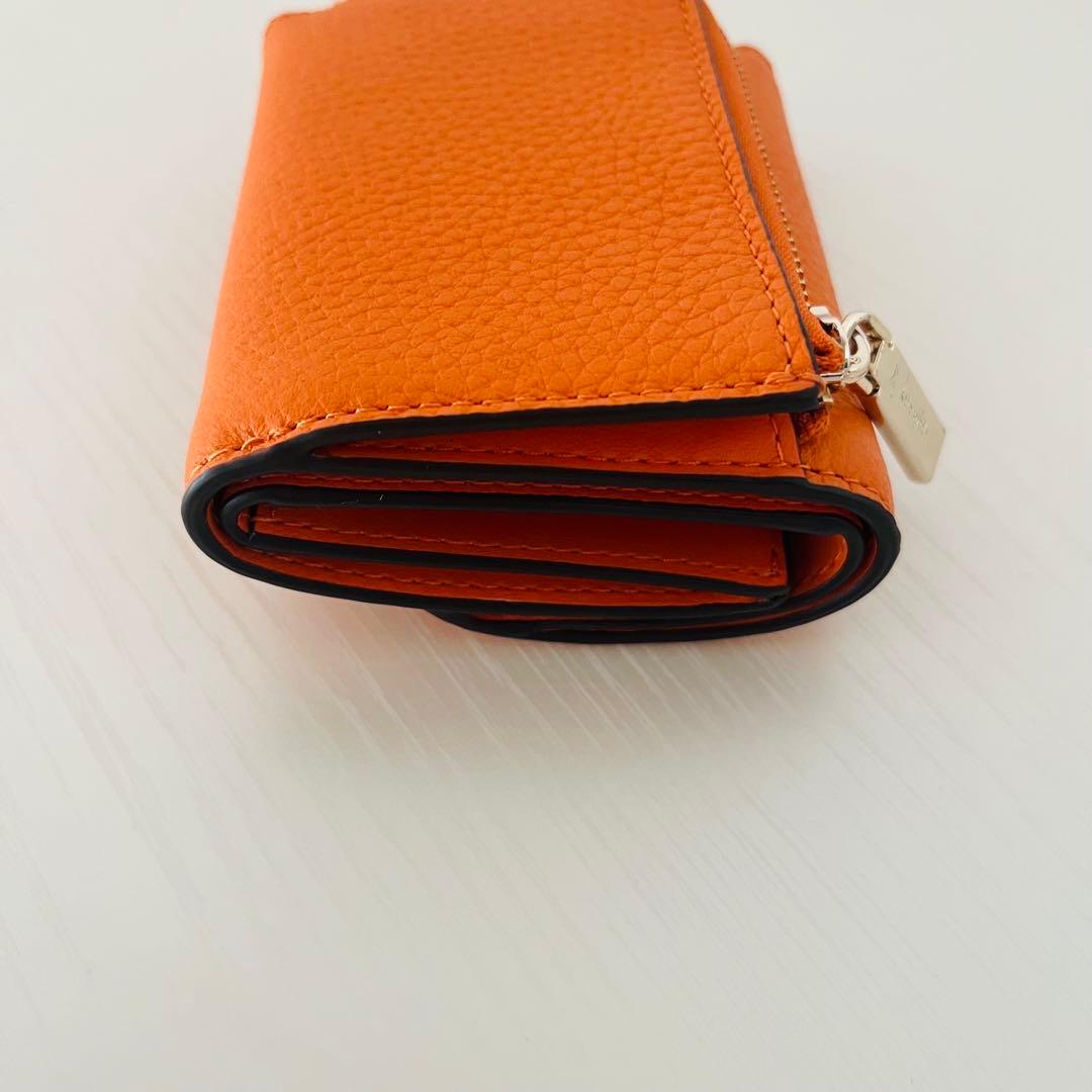 新品未使用♠️ kate spade 三つ折り財布 オレンジ