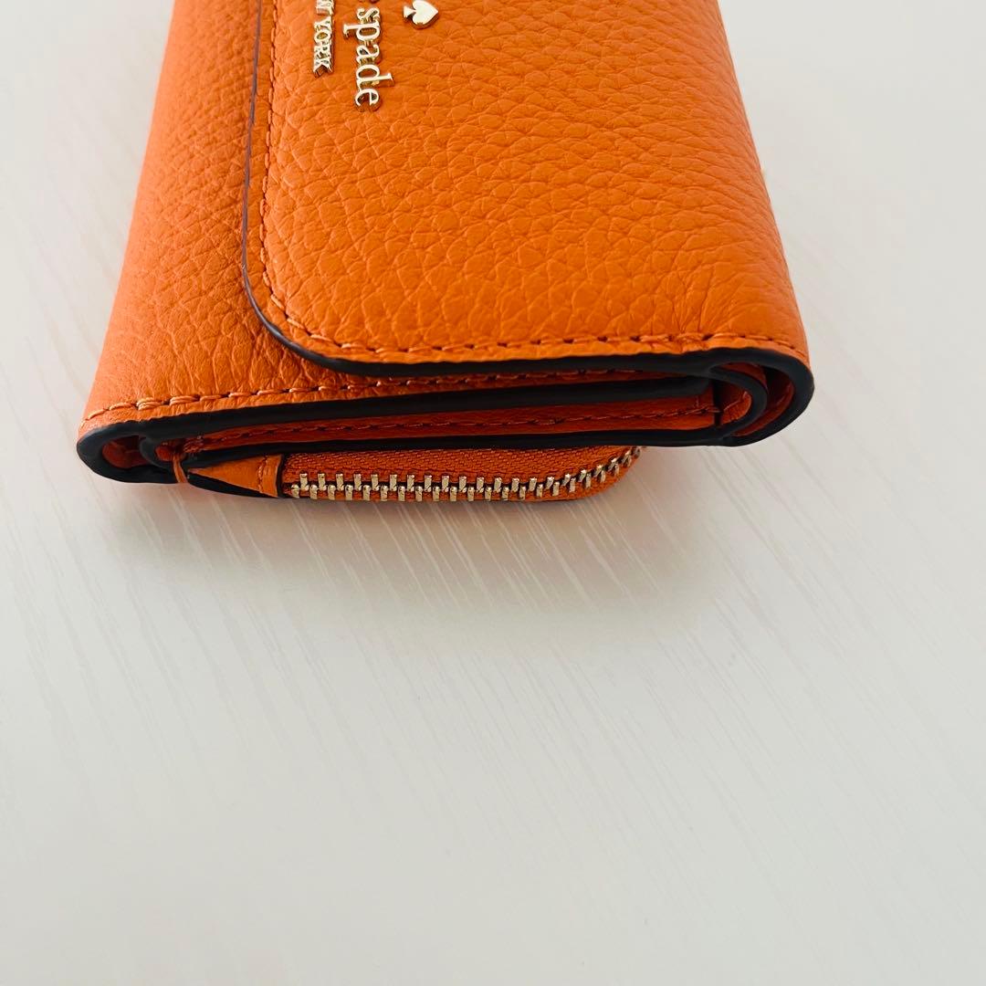 新品未使用♠️ kate spade 三つ折り財布 オレンジ
