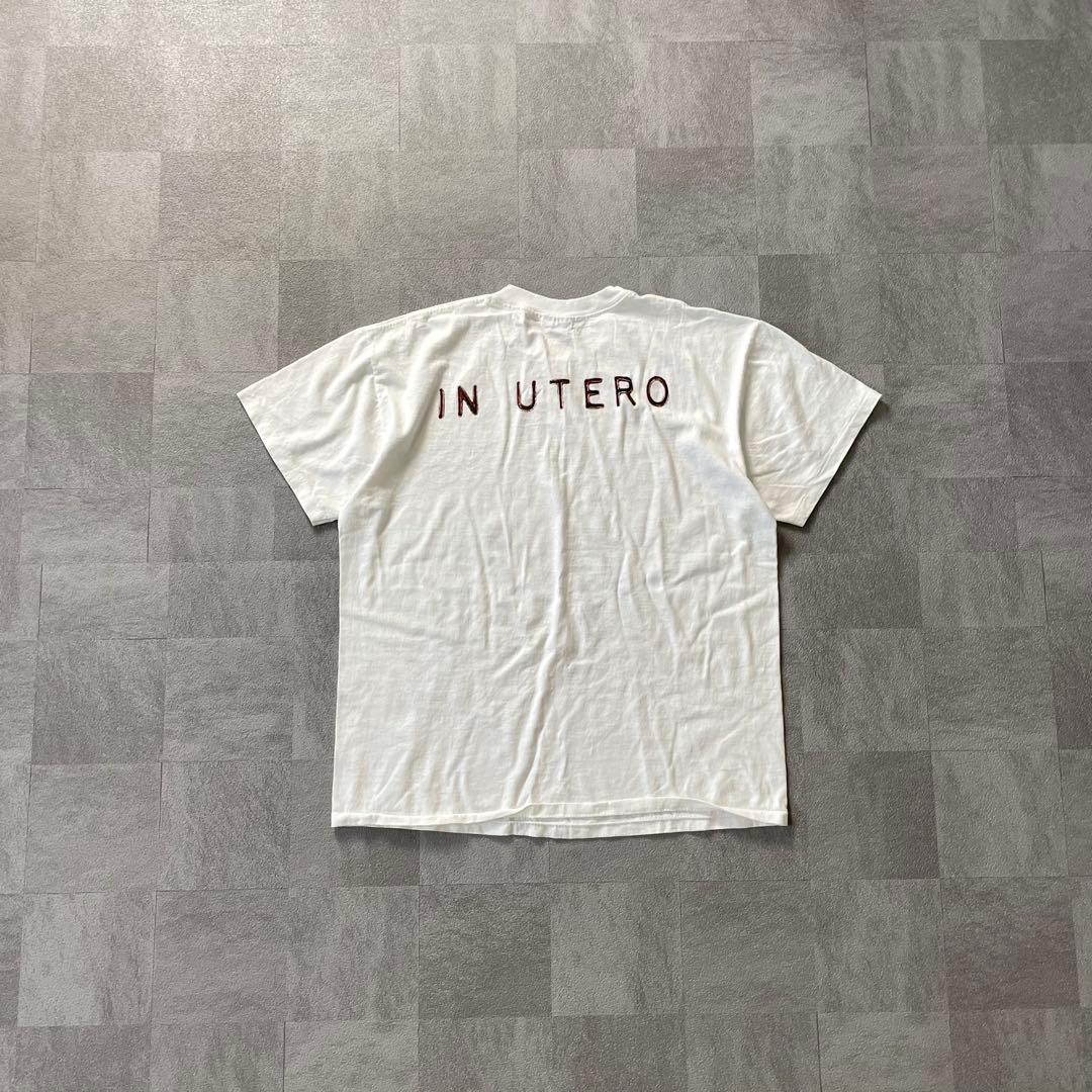 nirvana in utero ニルヴァーナband tee バンド TEE