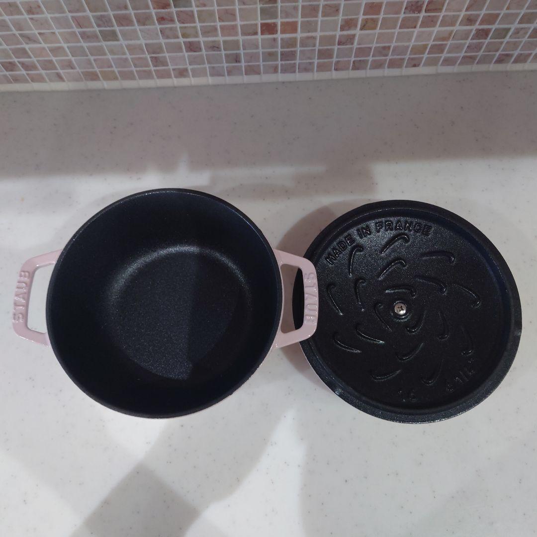 【新品未使用】STAUB ストウブ　Wa-NABE Sマーガレット　ソルベローズ