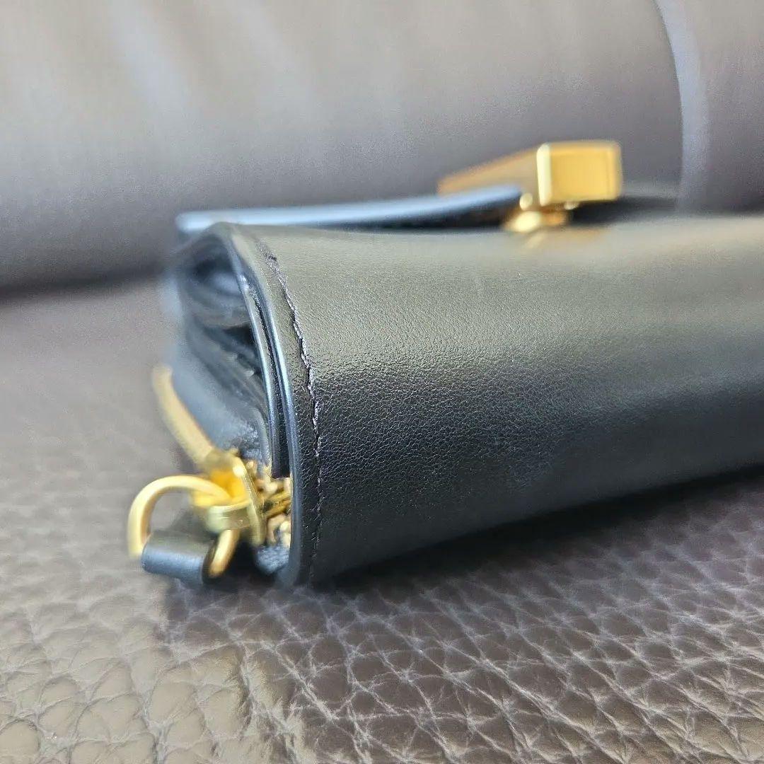 ☆RALPH LAUREN　レザー財布　ブラック　箱、タグ、保存袋付き☆
