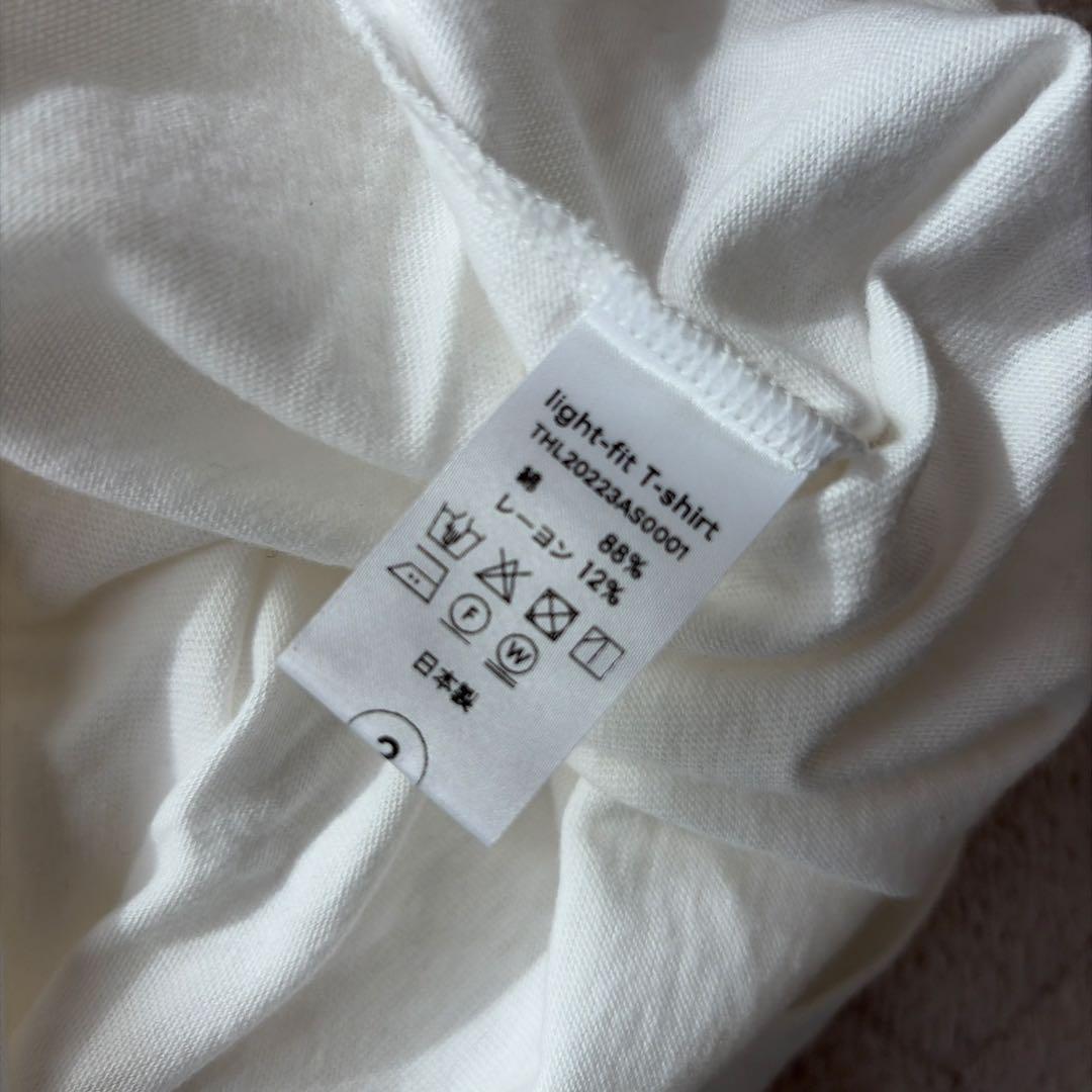 thehighlights light-fit T-shirt white　1枚