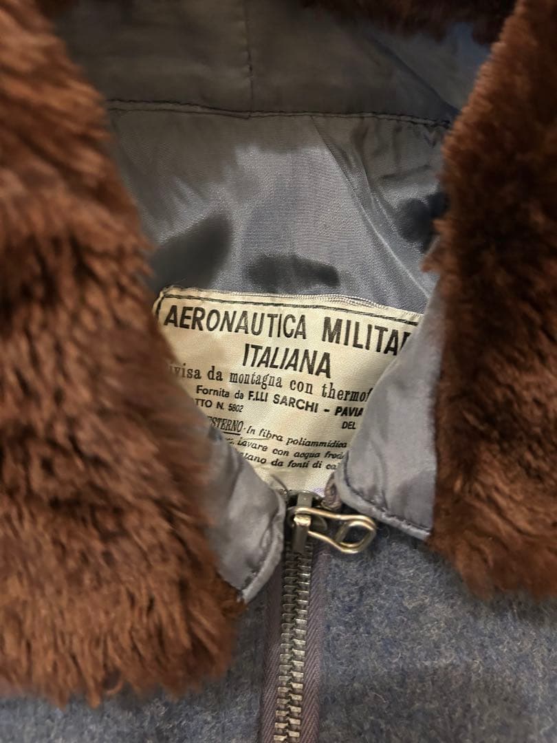あ*く様 60s イタリア軍　フライトジャケット　ririジップ