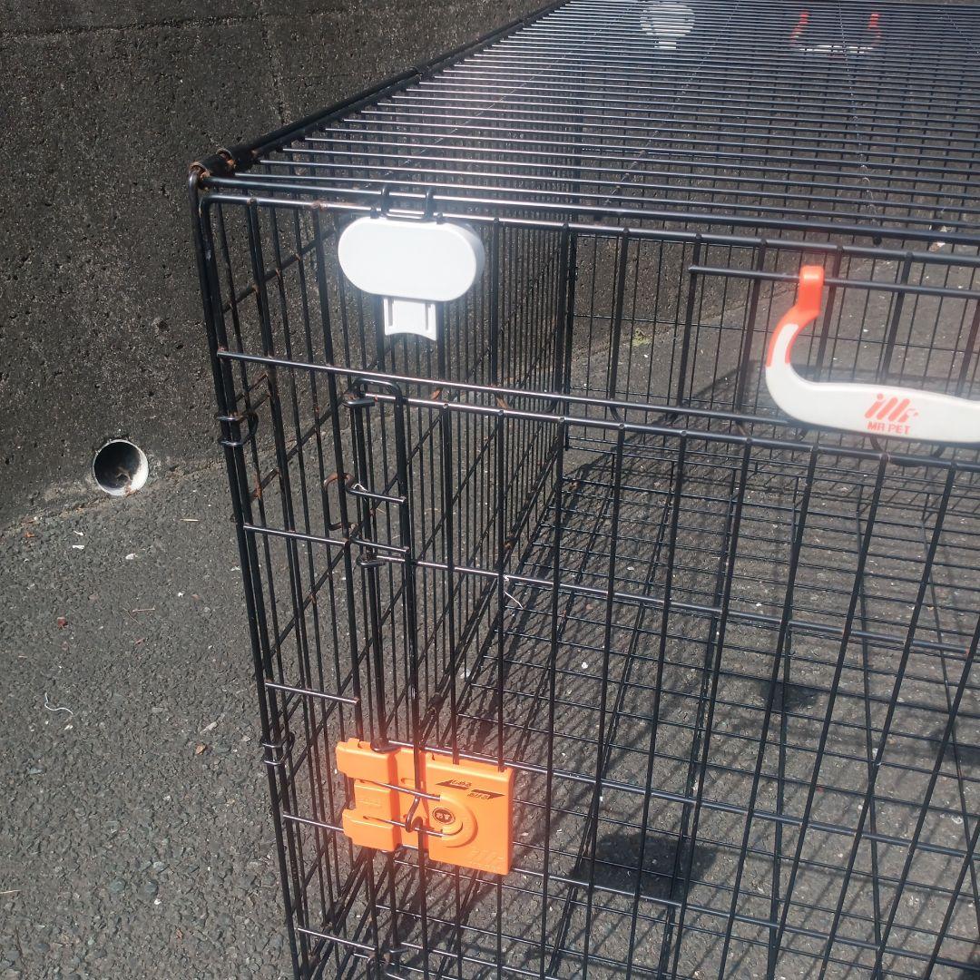 Mr.Pet ペットゲージ 小型中型用 ゆったりサイズ 折りたたみ式