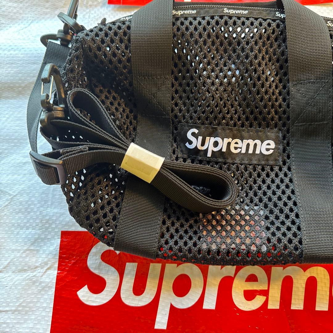 バッグ Supreme Mesh Mini Duffle Bag \"black\"