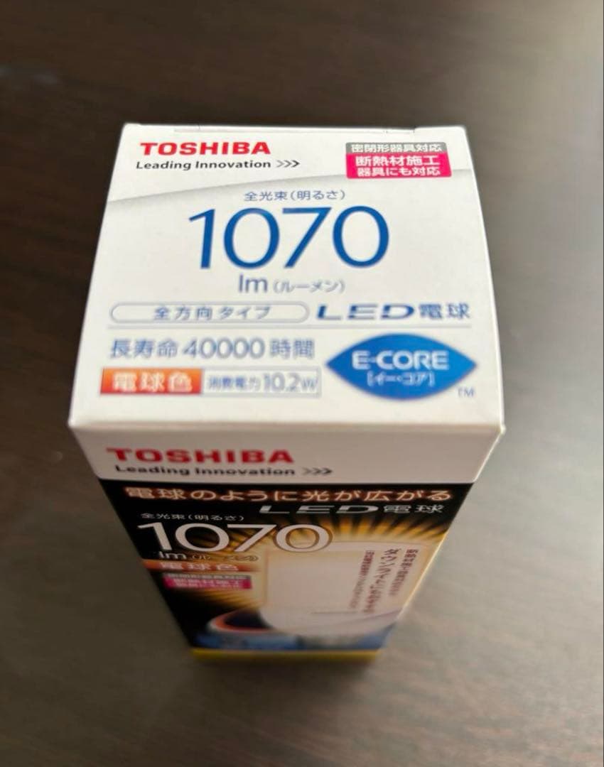 東芝TOSHIBA LED電球 LDT10L-G/S E26 4個セット
