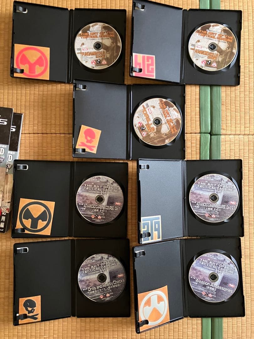 DVD マグプル流戦術カービン銃技法 全7巻　２巻盤面に少し擦り傷あり動作確認済
