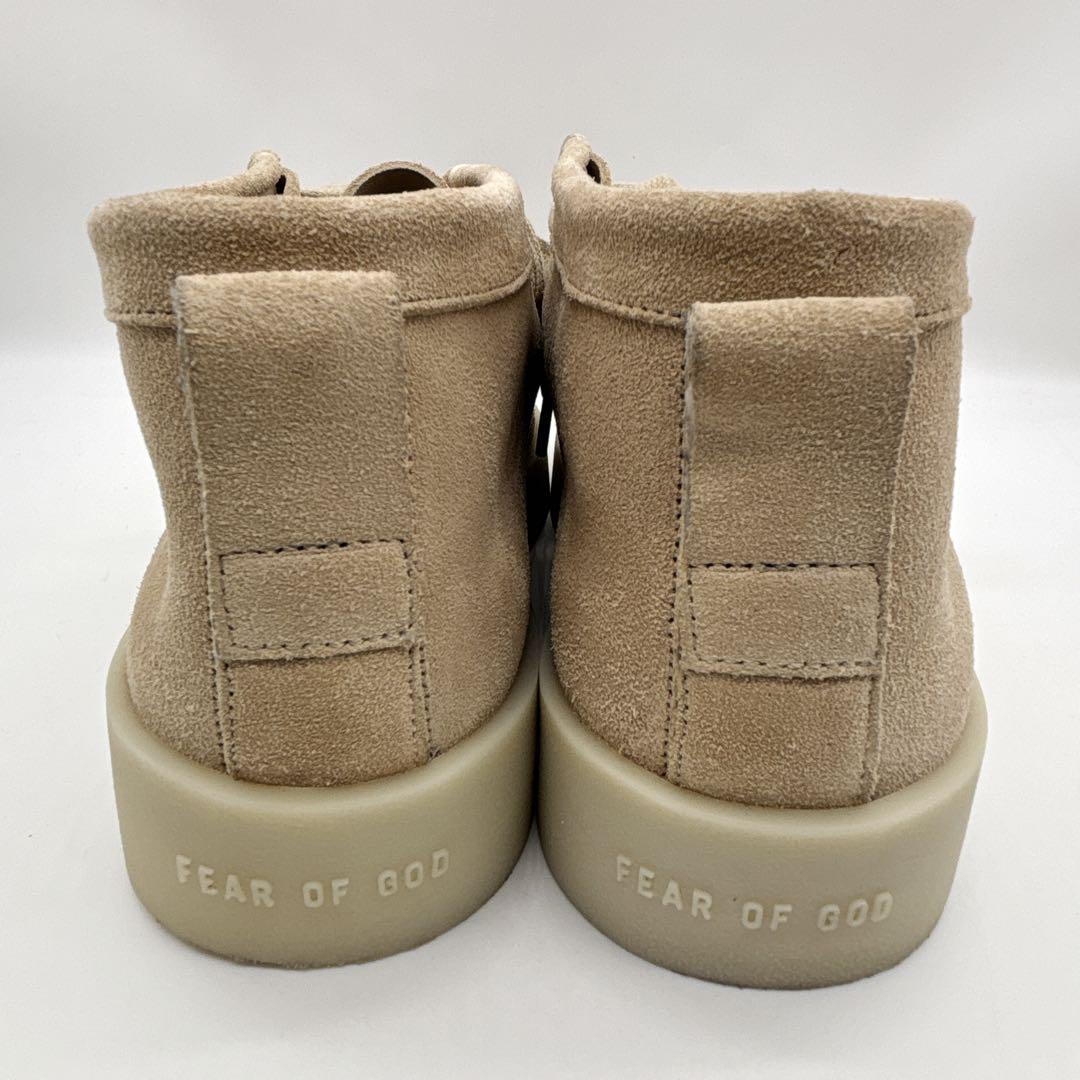 美品 FEAR OF GOD ベージュ スエード ワラビーモカシン シューズ希少