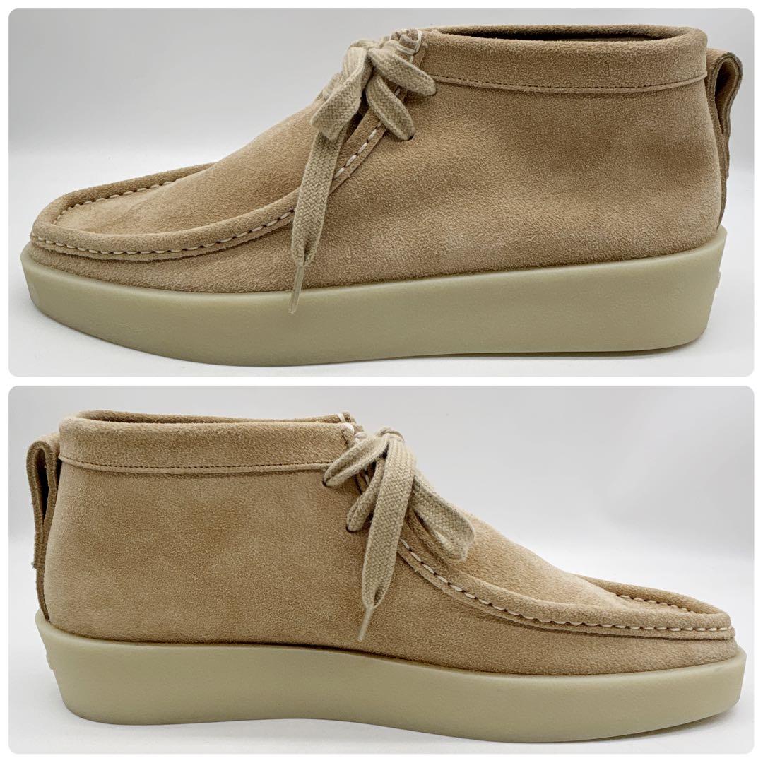 美品 FEAR OF GOD ベージュ スエード ワラビーモカシン シューズ希少