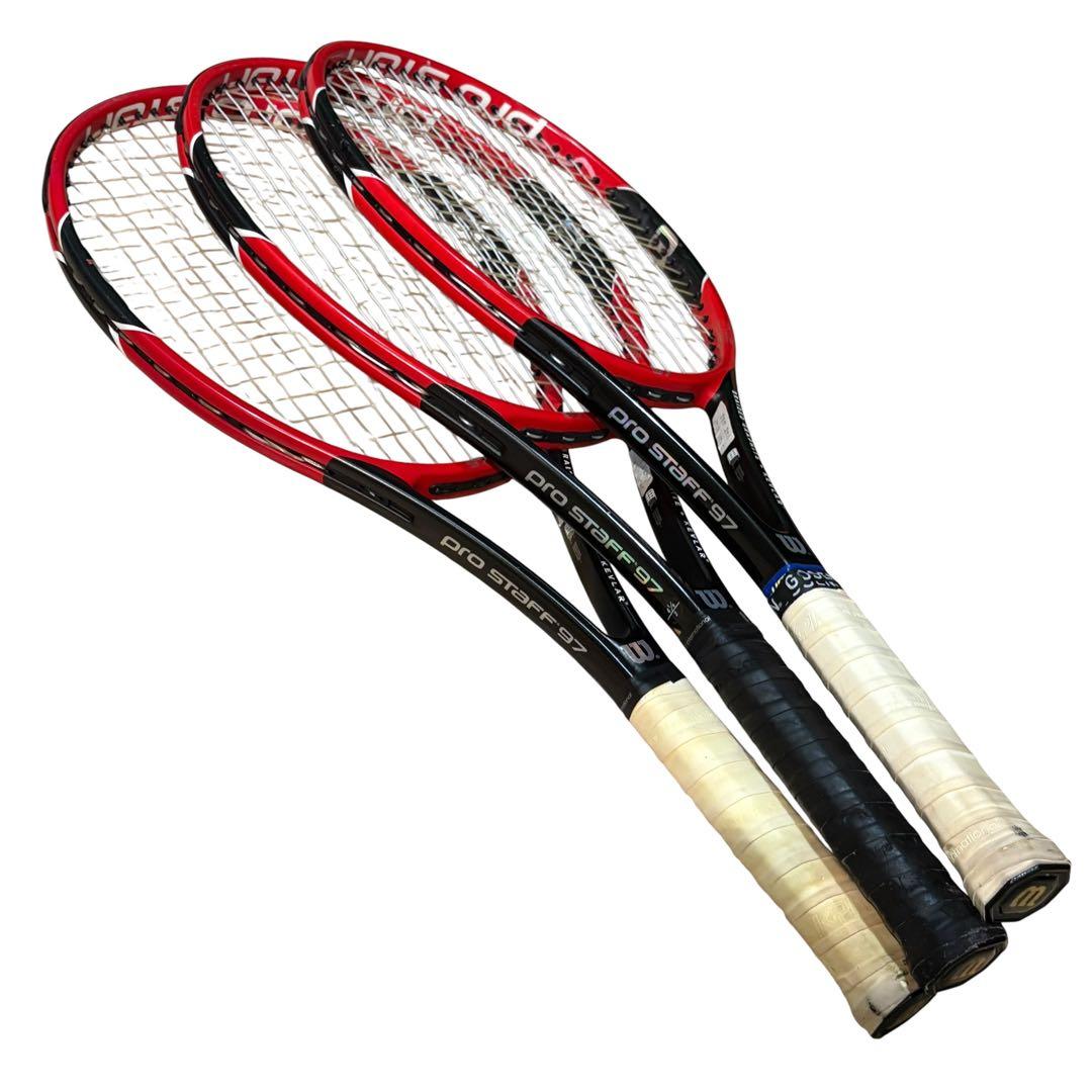 Wilson ProStaff 97 フェデラーモデル 3本セット まとめ売り