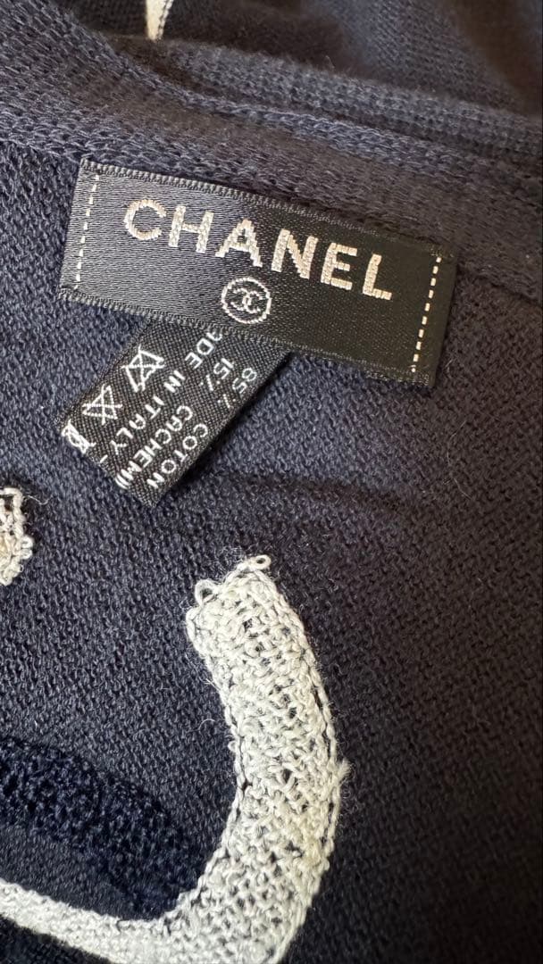 CHANEL ネイビー　ストール