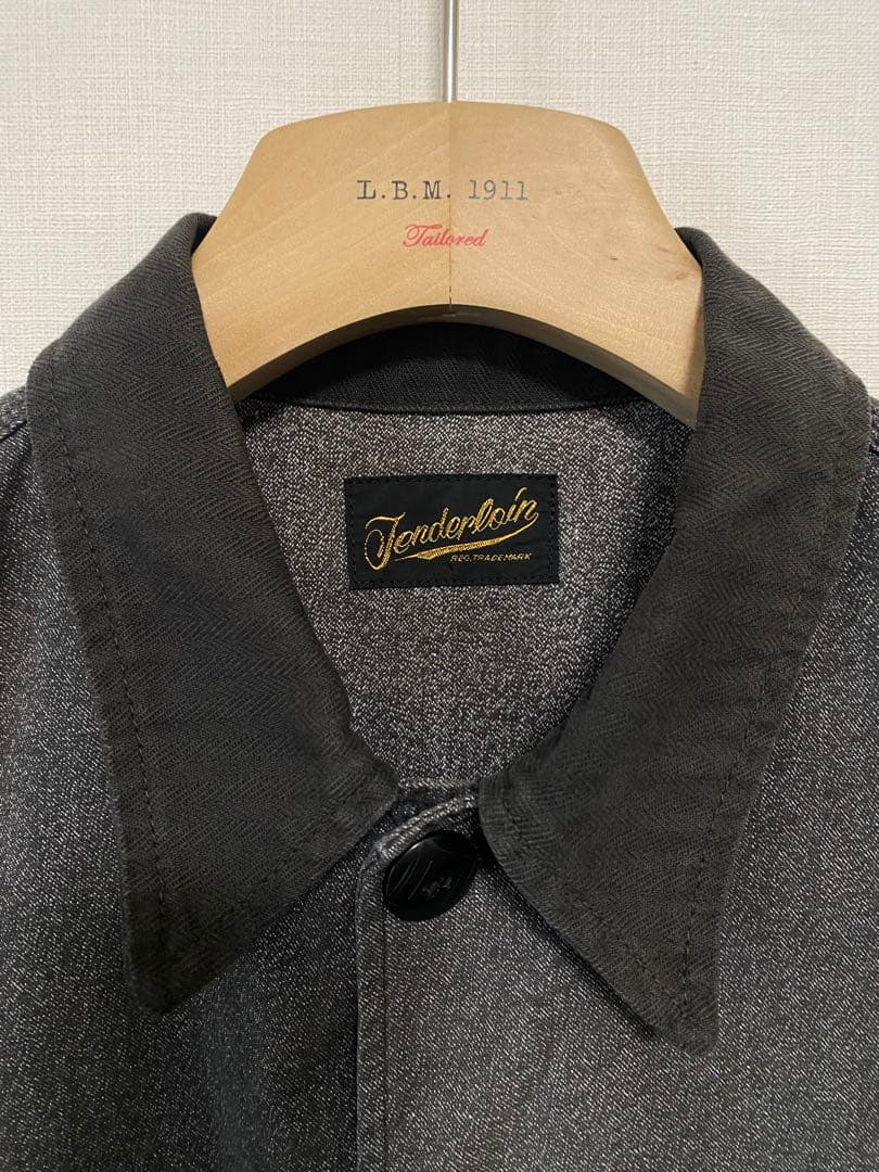 TENDERLOIN ワークシャツジャケット 霜降り テンダーロイン Lサイズ