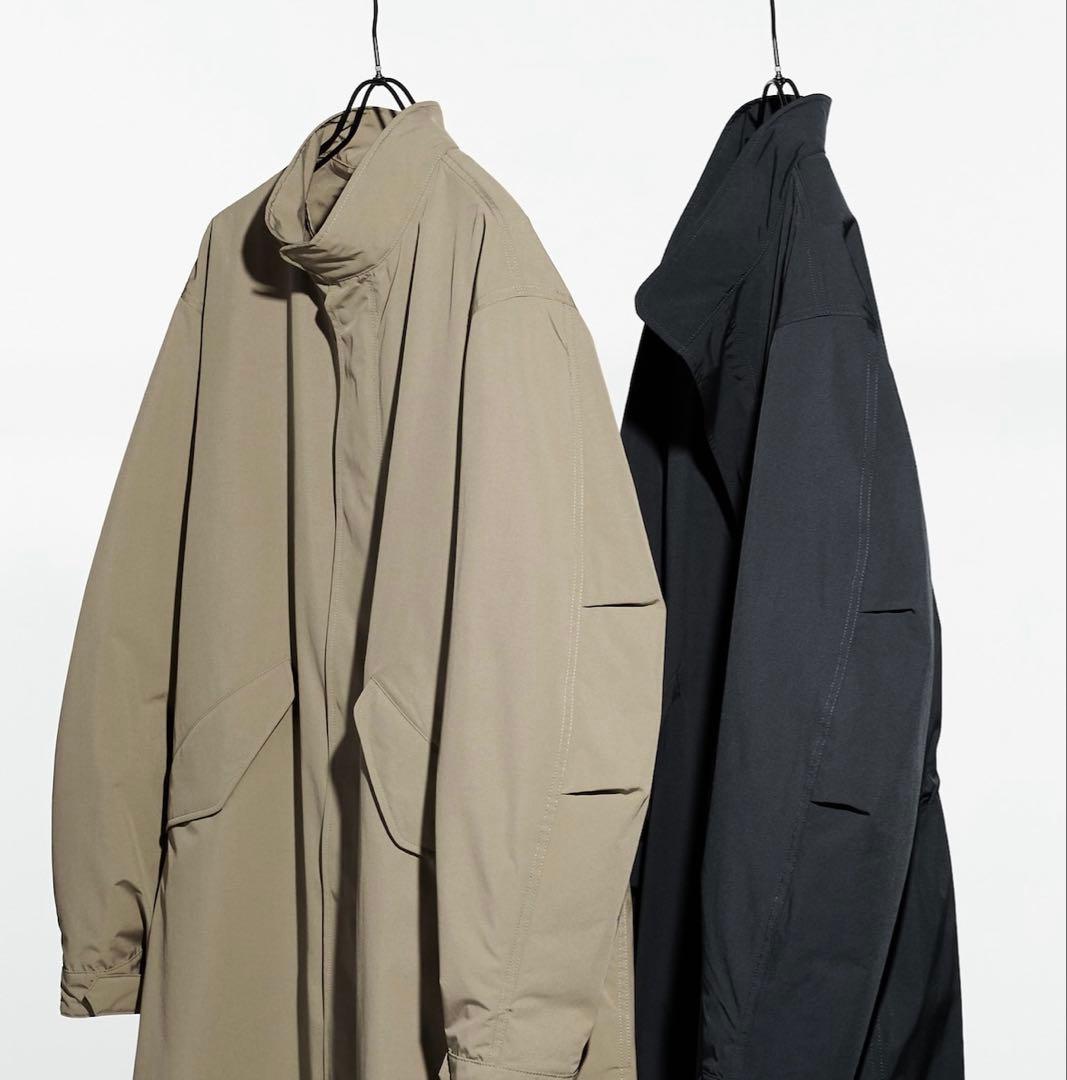 25年モデル ユニクロ ウィンドプルーフ2WAYコート ブラック XL