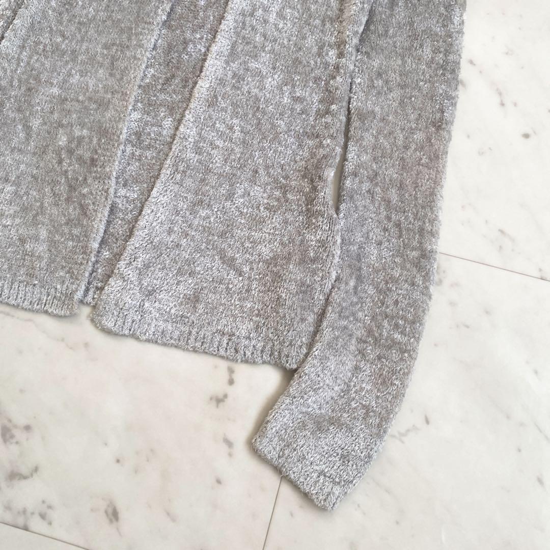 DIESEL ロゴメタルプラークフックニットカーディガン Mサイズ