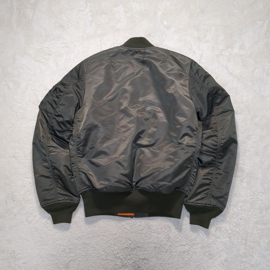 ✨美品！ALPHA INDUSTRIES MA-1 S レプリカグレー 短丈