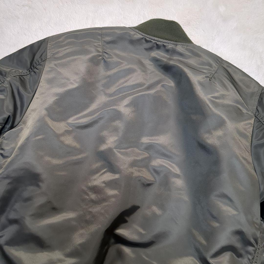 ✨美品！ALPHA INDUSTRIES MA-1 S レプリカグレー 短丈