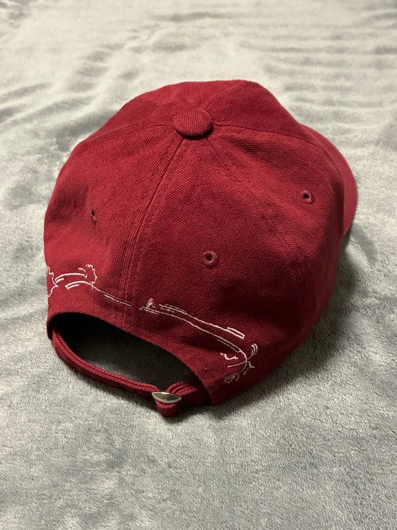 GADID ANONIEM ZHOK / BURGUNDYキャップ RED