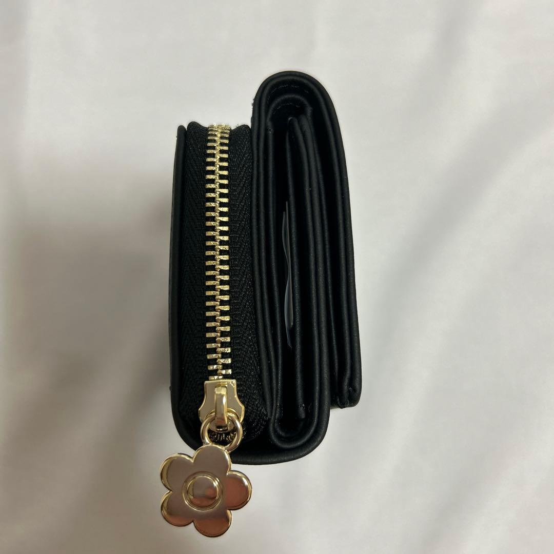 新品 MARY QUANT ハートフロート ミニウォレット ミニ財布 折り財布